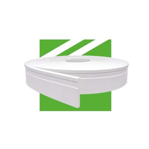 Rodapé de Eva RP16 Autocolante Branco | 5,0cm de Altura | Rolo de 20m | Meu Rodapé Oficial