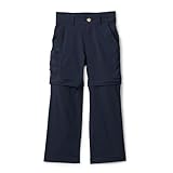 Amazon Essentials Boys' Water Repellent Regular Fit Active Hiking Outdoor Pants, Navy, Small