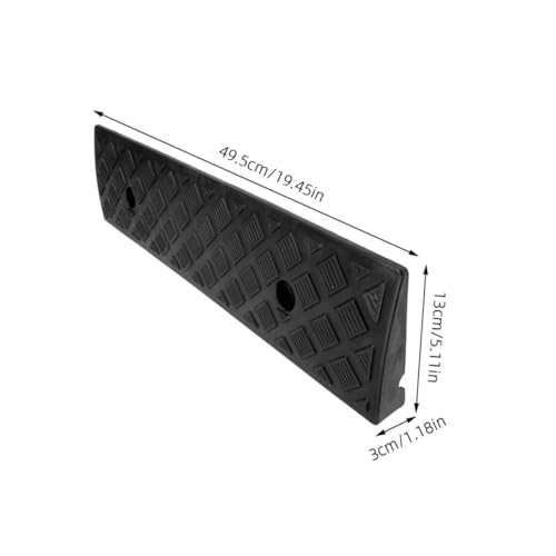 CHICAMPERA 2個軽量ビーバーエッジ付き段差スロープ マット 屋内外兼用 家用