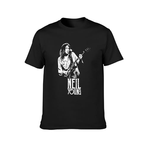 Photo de JemTo Young Neil The White Stencil Essential T-Shirt Black XL