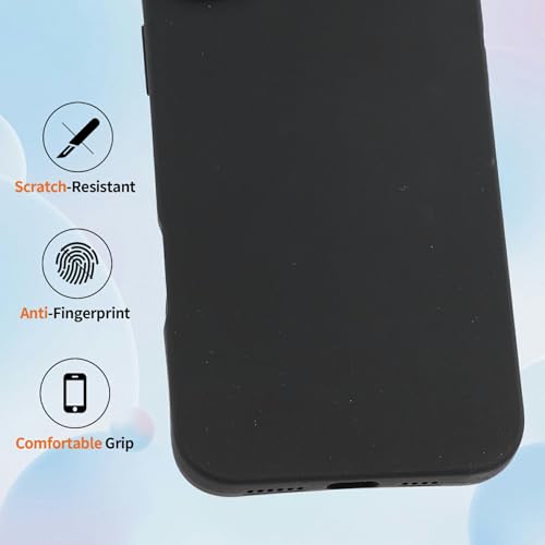 Image of for Xiaomi 17 Case Precise Camera Cutouts Soft TPU Shockproof Phone Cover - Black