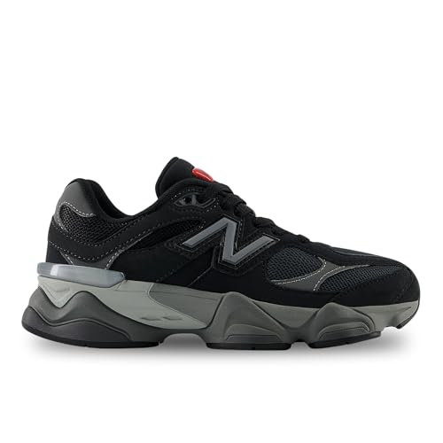 New Balance 9060 Big Kids Shoes (Black Castlerock, 5)