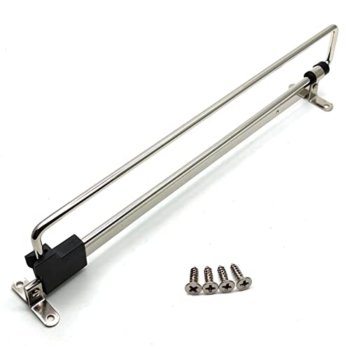 Tringle de placard extensible FANDIAO en acier noir de 25 à 50 cm