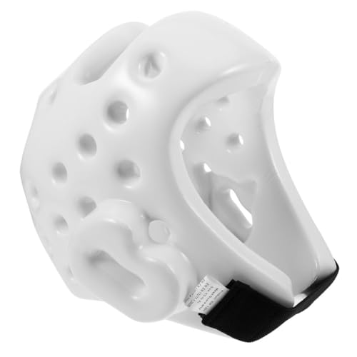 Casque de boxe confortable et ajustable Mikinona blanc protection combat