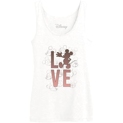 Disney Women's Mickey Tank Top in White Cover