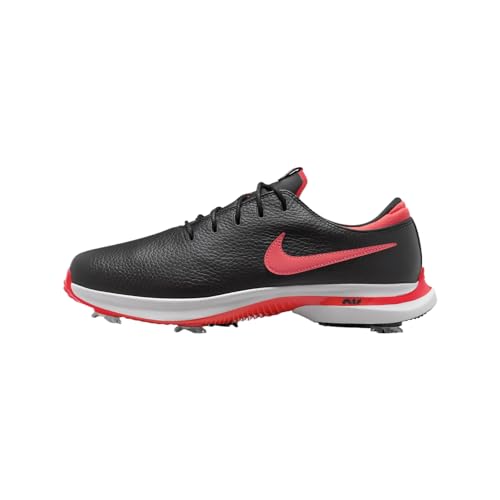 Nike Air Zoom Victory Tour 3 Golf Shoes (Wide) (DX9025-004, Black/Pure Platinum/Bright Crimson) Size 12