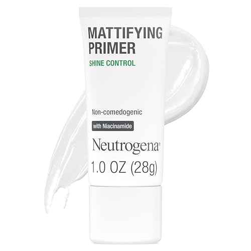 Neutrogena Mattifying Primer with Shine Control, Lightweight Pore Blurring Face Primer Blurs the...