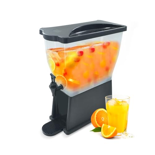 Image of Hakka 3 Gallon Drink Dispenser, Commercial Juice Beverage Water Dispenser for Parties 11L Tank with Spigot Catering Supplies for Cold Water Tea Milk