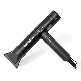 COCCO Iconic Air Ionic Hair Dryer Black – Professional High-Speed 110,000 RPM, Brushless Blow Dryer with Diffuser – Infrared Technology, 4 Heat Modes, Dual Voltage, Lightweight Salon Hair Dryer
