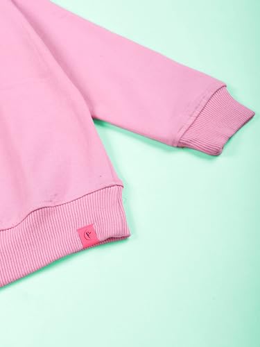 Image of KiddoPanti Boys Solid Round Neck Full Sleeve Fleece Sweatshirt | 60% Cotton 40% Polyester | Soft Warm Winter Pullover | Ribbed Cuffs & Hem | Casual Winter Sweatshirt for Kids