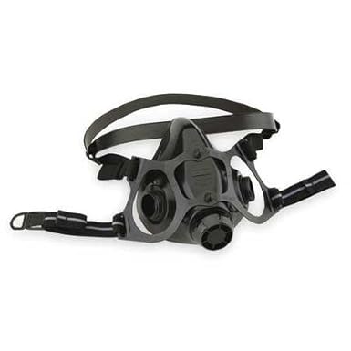 Honeywell 770030S North by Small Black Silicone Half Mask 7700 Series Facepiece, Plastic, 1" x 1" x 17"