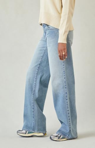 PacSun Women's Casey Low Rise Baggy Jeans Light Blue Tinted2