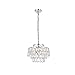 Elegant Lighting Mila 14 inch Pendant in Chrome