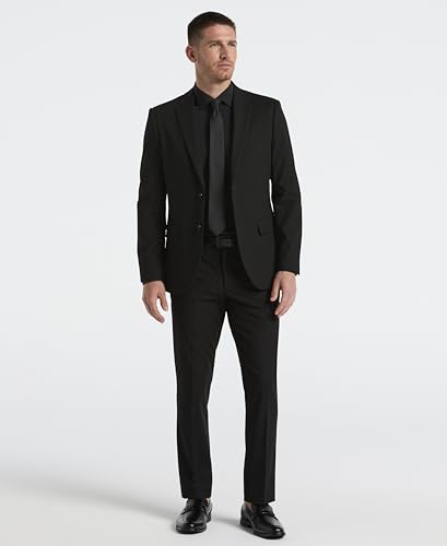 Perry Ellis Men's Dobby Louis Slim Fit Suit Pants2