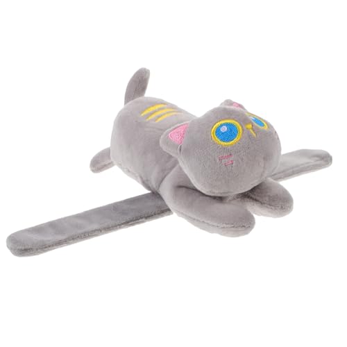 Abaodam Stuffed Animal Cat Slap Bracelets Plush Animal Slap Bracelets Snap Wrist Band Wrist Slapband Toy for Kids Party Favor