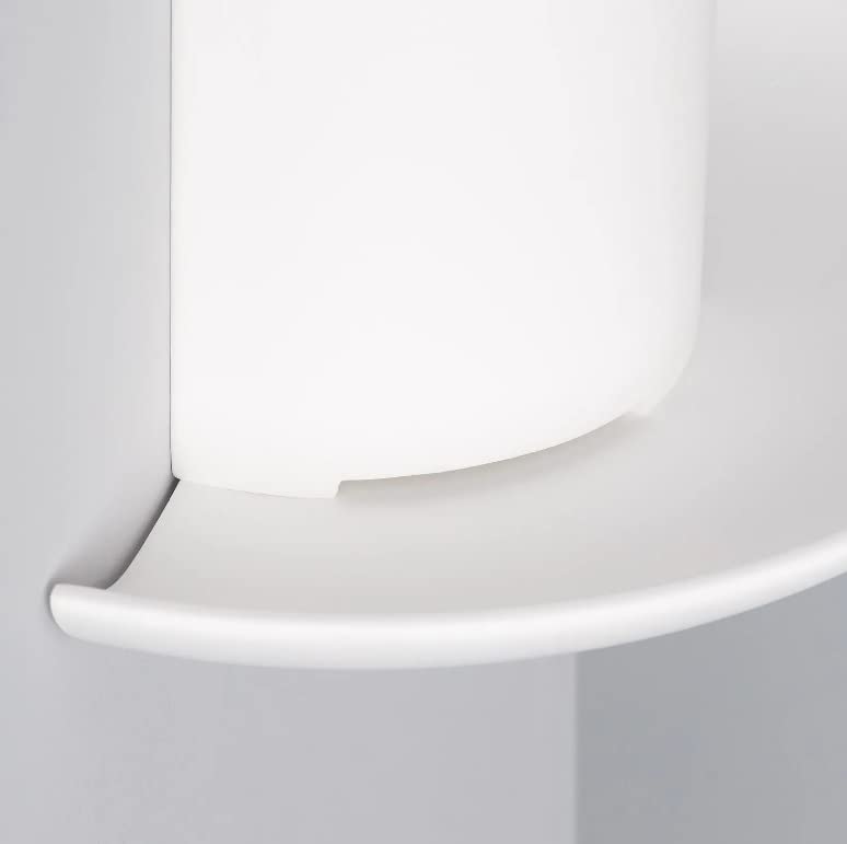 Applique Da Parete In Gesso Cubo - Lampada Moderna Biemissione Up&Down Per Lampadine G9 - Foto 4