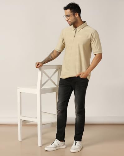 Image of Leriya Fashion Mens t Shirt | Textured t Shirts for Men| Oversized t-Shirt for Men