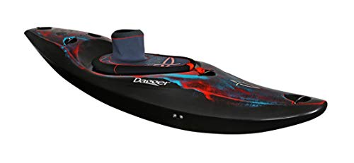 Dagger Inertia Spray Skirt | Whitewater Skirt for River Paddling | Kevlar Reinforced Neoprene | Medium Cockpit | M/L Waist, Black