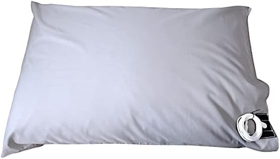 Redemption Shield Funda de almohada tamaño King 10 % plateado, 90 % algodón peinado, puesta a tierra para un mejor sueño, gris, almohada King