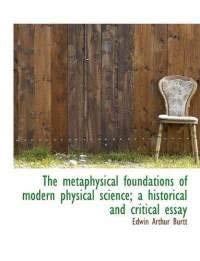 Metaphysical Foundations of Modern Science 0710005881 Book Cover