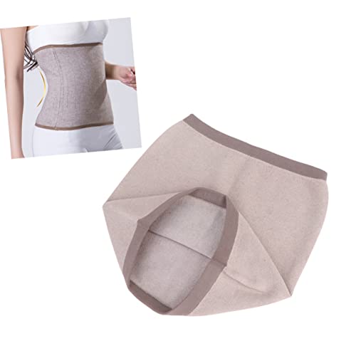 Faja lumbar de lana cálida talla L color camel miniatura 3