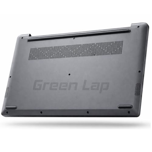 Image of Green Lap Gray Bottom Case Cover for Lenovo IdeaPad 3 15.6 inch 3-15ITL06, 3-15ADA06, 3-15ALC06 - D Shell Chassis with HDMI Port Support