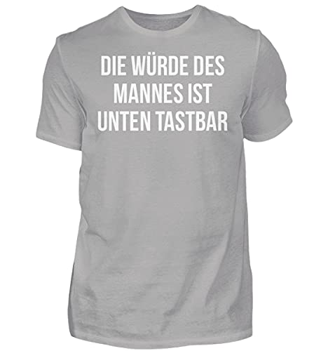 T-shirt gris homme XXXL au message humoristique imprimé en France