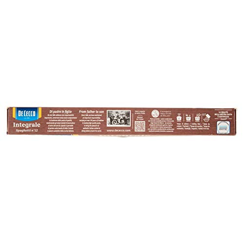 Image of De Cecco Pasta Whole Wheat Spaghetti, 500g