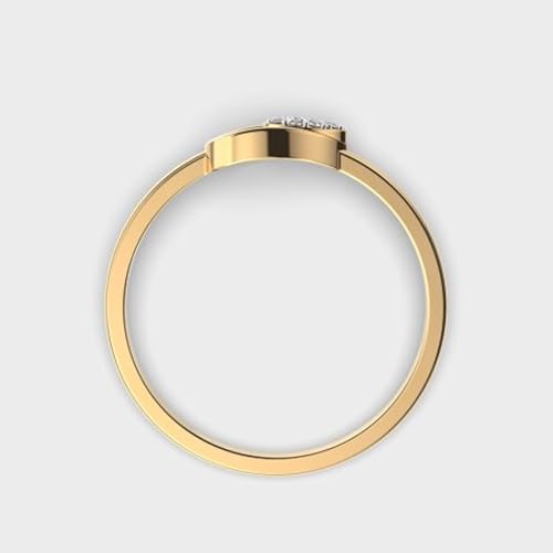 Bague solitaire en argent et moissanite, le cadeau de luxe idéal - 4