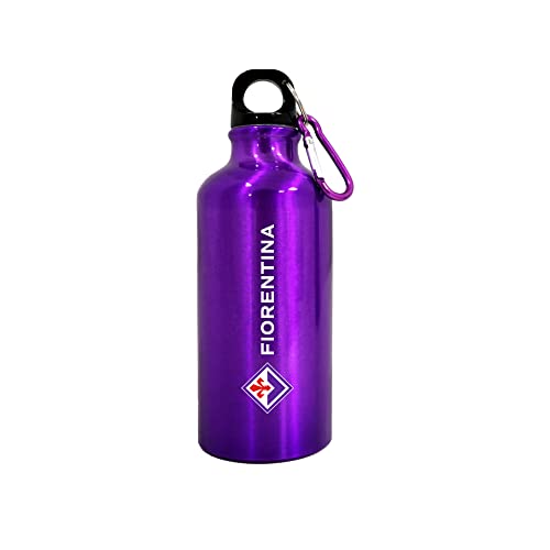 Giemme VANNISPORT Fiorentina Viola Logo Nuovo Borraccia in Alluminio Viola Due Varianti 400 O 500 ML (400 ML)