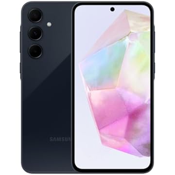 Samsung Galaxy A35 5G, Câmera Tripla Traseira de até 50MP, Selfie de 13MP, Nightography, Apagador de objetos, Design em vidro, IP67, Tela Super AMOLED de 6.6" 120Hz Vision Booster, 256GB - Azul Escuro