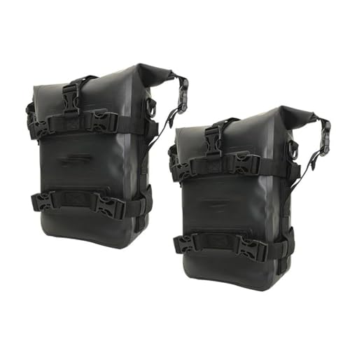 Barres de protection étanches pour cadre de moto Yamaha avec sacoche de rangement
