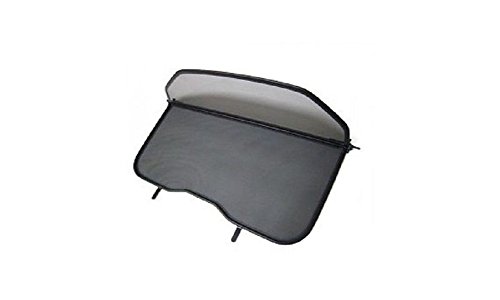 Déflecteur de vent pliable avec fermeture rapide - noir pour Volvo C70 II 2006-2013 | Filet Anti-Remous Coupe | Déflecteur d'air