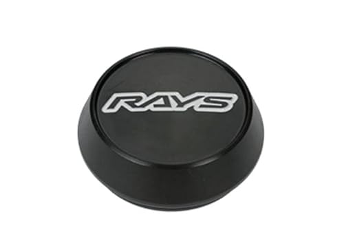 RAYS センターキャップ VOLK RACING VR Center Cap Model-01 No.057 HI BK/SL ブラック/シルバー 4枚セット 正規品