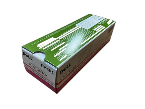 Dell P240C 1320C 2130 2135 Toner Cartridge (Magenta) in Retail Packaging