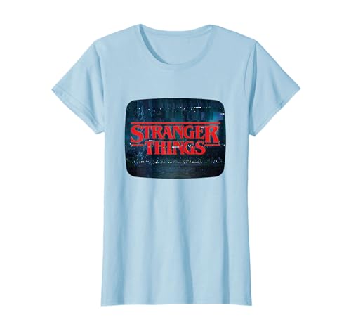 Stranger Things Retro T.V. Glitch Panel Tシャツ
