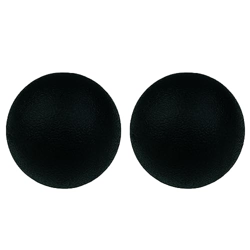 Small Hard Massage Ball 2 Pack. Lacrosse Ball Size Fascia Balls for Trigger Point Deep Tissue...
