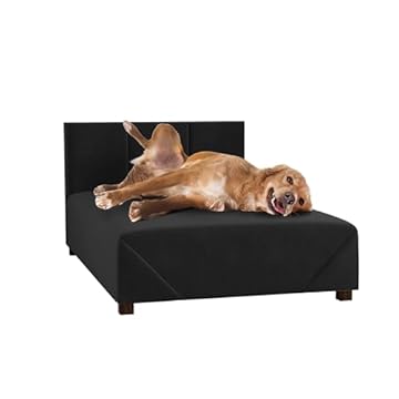 Cama Box Pet Grande - para Gatos e Cachorros (Preto)