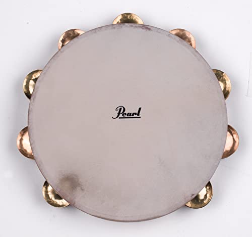 Pearl Orchestral Tambourine Beryllium Copper/Brass Double Row (Petm1018Cr) #TOP1