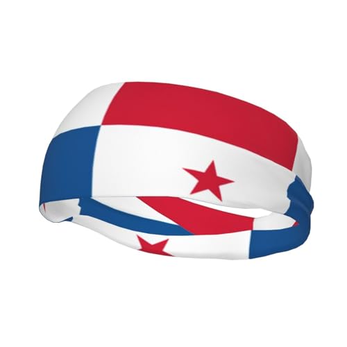 Image of Cute Flag Headbands Women Men Flag Sweatband Sports Headband for Running, Cycling, Yoga Gym, Working Out