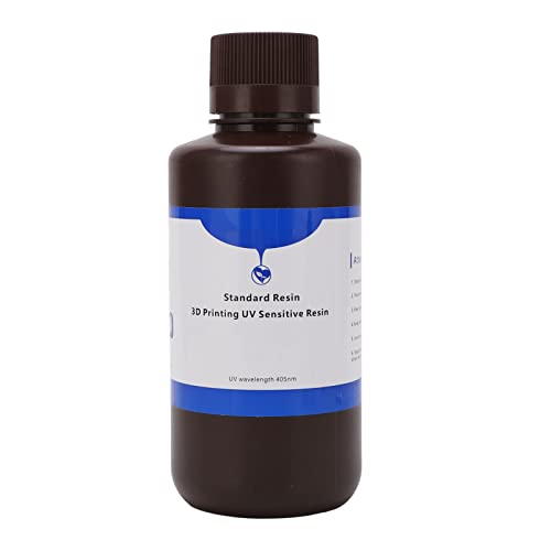 Spacnana High Accuracy 3D Printer Resin UV-Curing Photopolymer Resin Standard Photopolymer Rapid with Low Shrinkage Fine