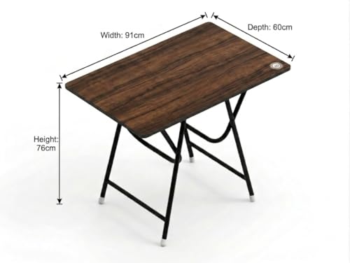Image of Ador Multi-Purpose Portable Foldable Study Table | Computer Laptop Desk for Students and Office Work | 2 Seater Dining Table | Utility Table |