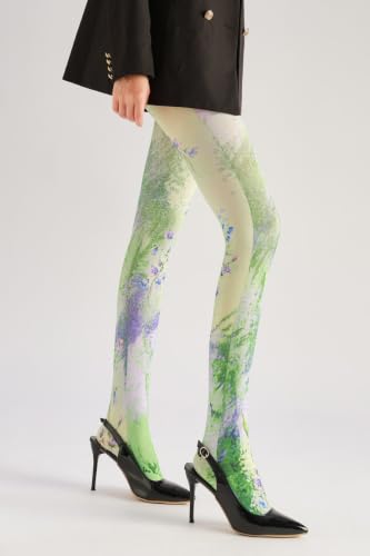 Image of Sahabowi Women Tights, Sheer High Waist Pantyhose, Vintage Control Top Stockings
