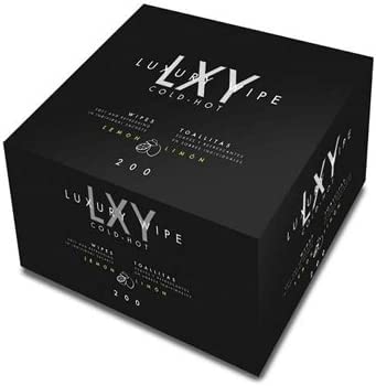 Toallitas Refrescantes Limón para Manos – Sobres Individuales – Uso Doméstico y Restaurantes Hosteleria Lemon Wipes Suaves y Húmedas Eliminan olor Pescado, Marisco, Frituras (Limon Deluxe, 100)