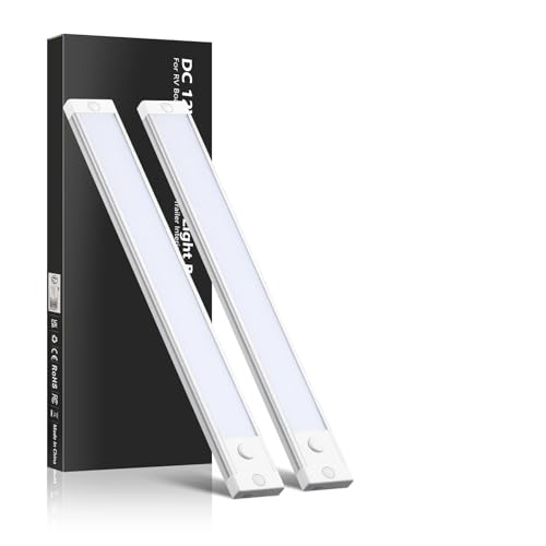 acegoo RV Dimmable Under Cabinet LED Lighting 12V Linear Light Bar with Integral On Off Dimming...