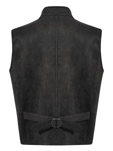 Hedmy Boys Medieval Pirate Vest Kids Halloween Renaissance Dress Up Vintage Victorian Gothic Prince Tops2