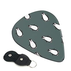 ASDTEHCY Lot de 6 médiators en celluloïd, motif pingouin, fins, moyens et lourds pour guitares acoustiques, électriques… - Les Beatles, Paul McCartney, John Lennon, RIngo Starr, George Harrison
