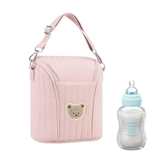 Sac isotherme pour biberons rose Siehe léger pour lait maternel