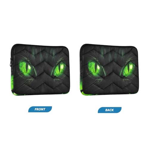 Funda para Laptop 13-14 Pulgadas Ojos Verdes Impermeable miniatura 2