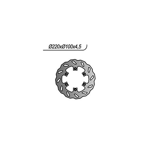 Disco freno posteriore NG 220mm rechange pour moto Kawasaki 125 KX